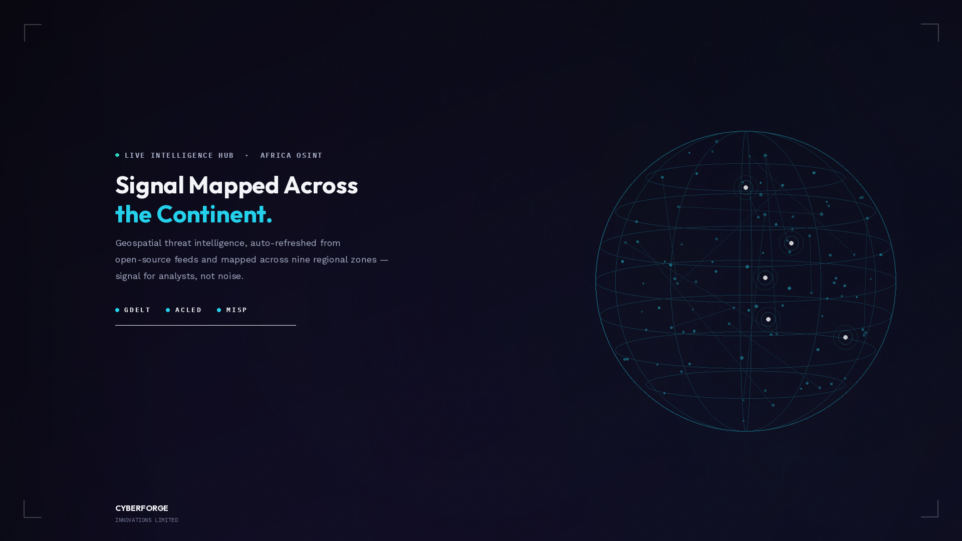 Signal mapped across the continent — Africa OSINT