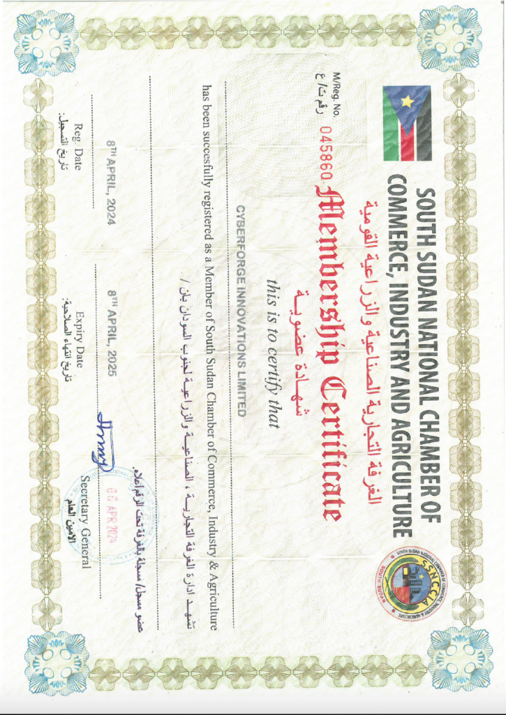 thumbnail of South Sudan National Chamber of Commerce, Industryand Agriculture